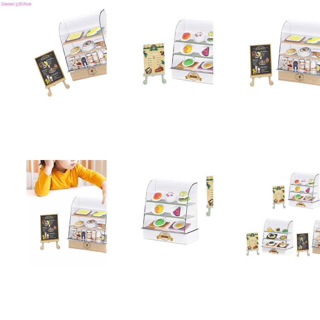 Kitchen Set Bakery - Tủ trưng bày bánh D0JC Dollhouses