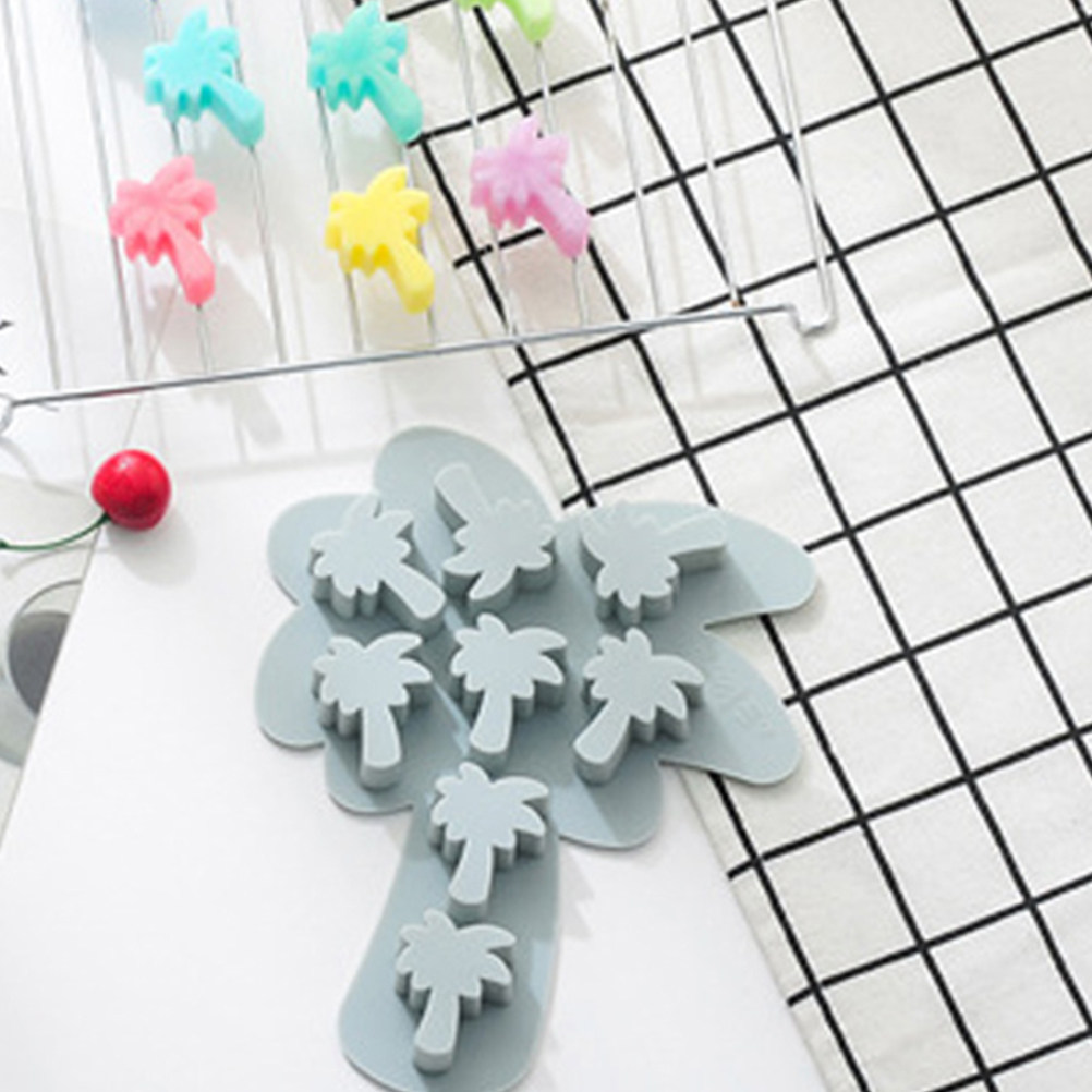 Silicone Cake Mold - 2Pcs Coconut Tree Shape Silicone Fondant