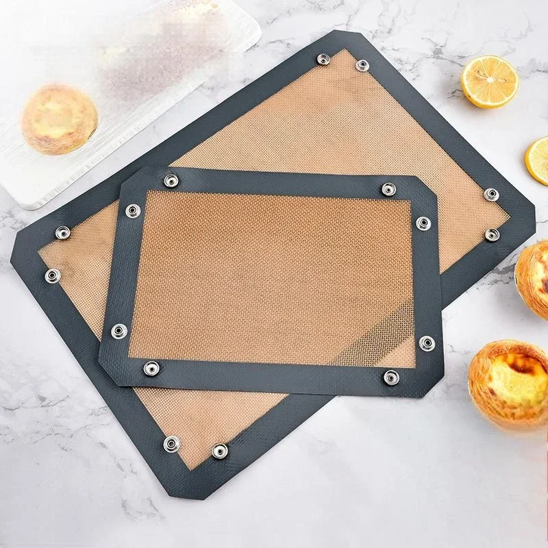 Kitchen Baking Mat - Silicone Baking Mat With Button Non-stick