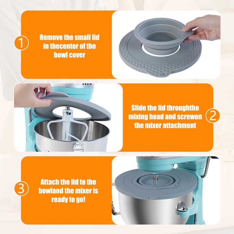 Silicone Mixer Bowl Cover Comp - đánh giá và giá Kitchen Aid Baking Mixer