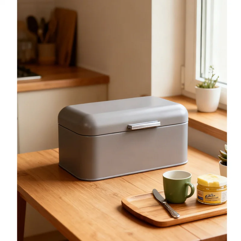 Metal Bread Box,Dry Food Stora - đánh giá và giá Kitchen Baking Counter