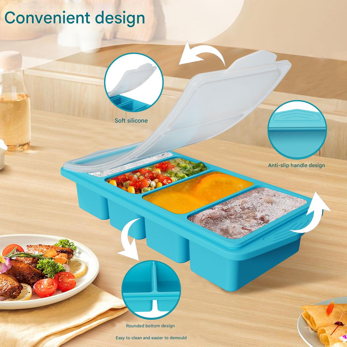 Large Silicone Ice Cube Mold w - đánh giá và giá Kitchen Baking Organization
