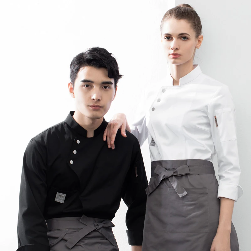 Long Sleeve Chef Jackets Resta - đánh giá và giá Kitchen Set Bakery