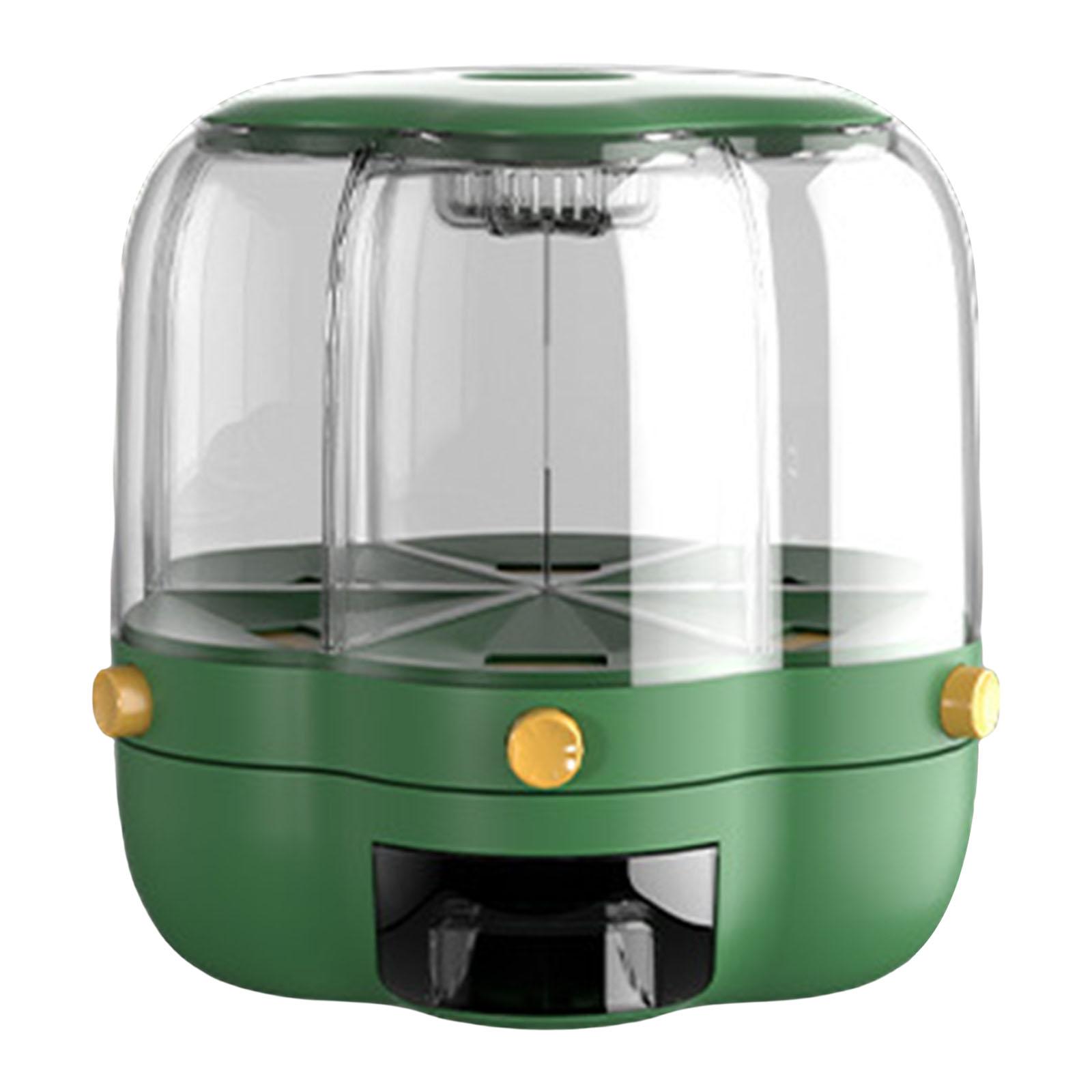 Rotating Cereal Dispenser Rice - đánh giá và giá Kitchen Baking Organization