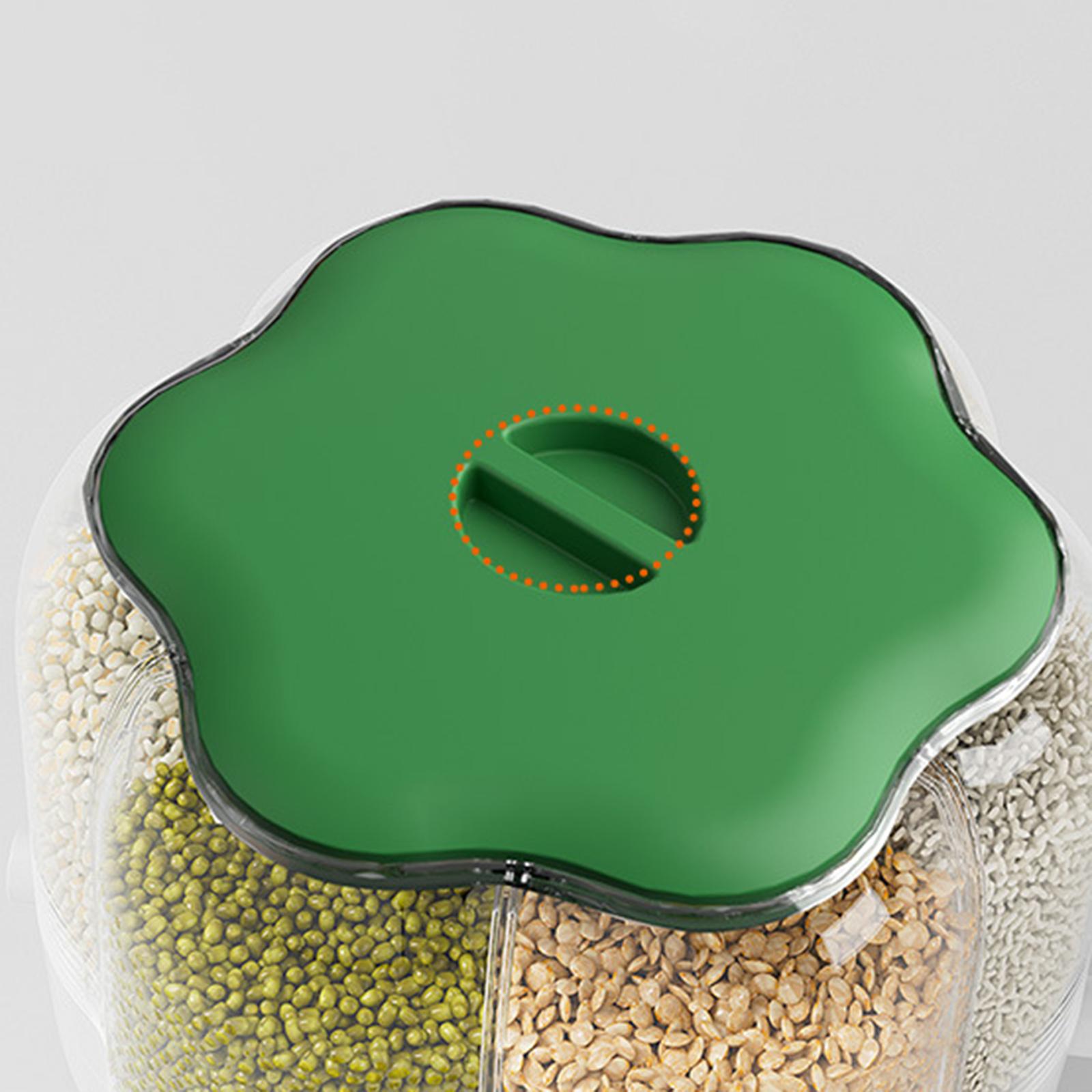 Rotating Cereal Dispenser Rice - đánh giá và giá Kitchen Baking Organization