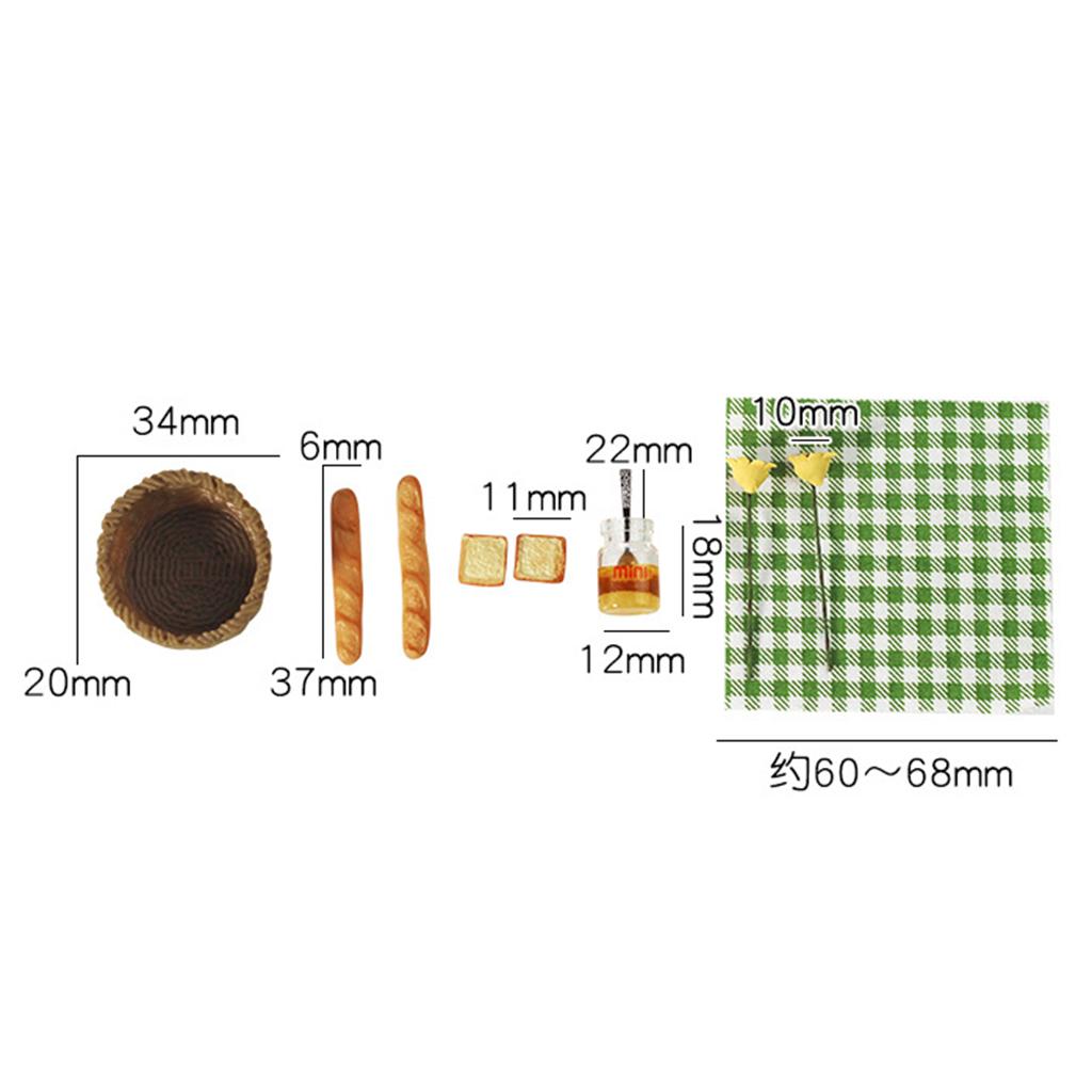 1 12 Scale Mini Food Dollhouse - đánh giá và giá Kitchen Set Bakery
