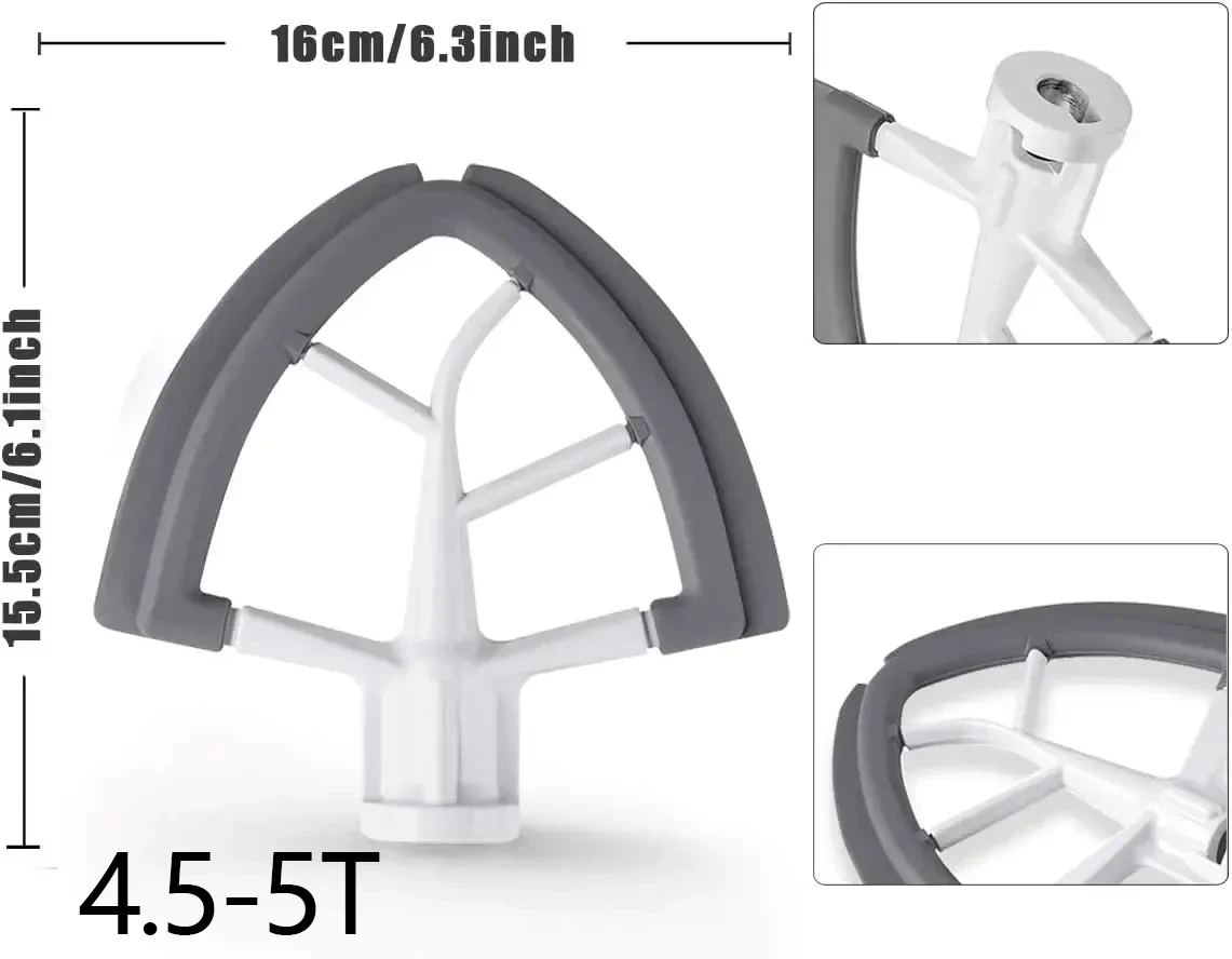 4.5-5 inch silicone accessorie - đánh giá và giá Kitchen Aid Baking Mixer