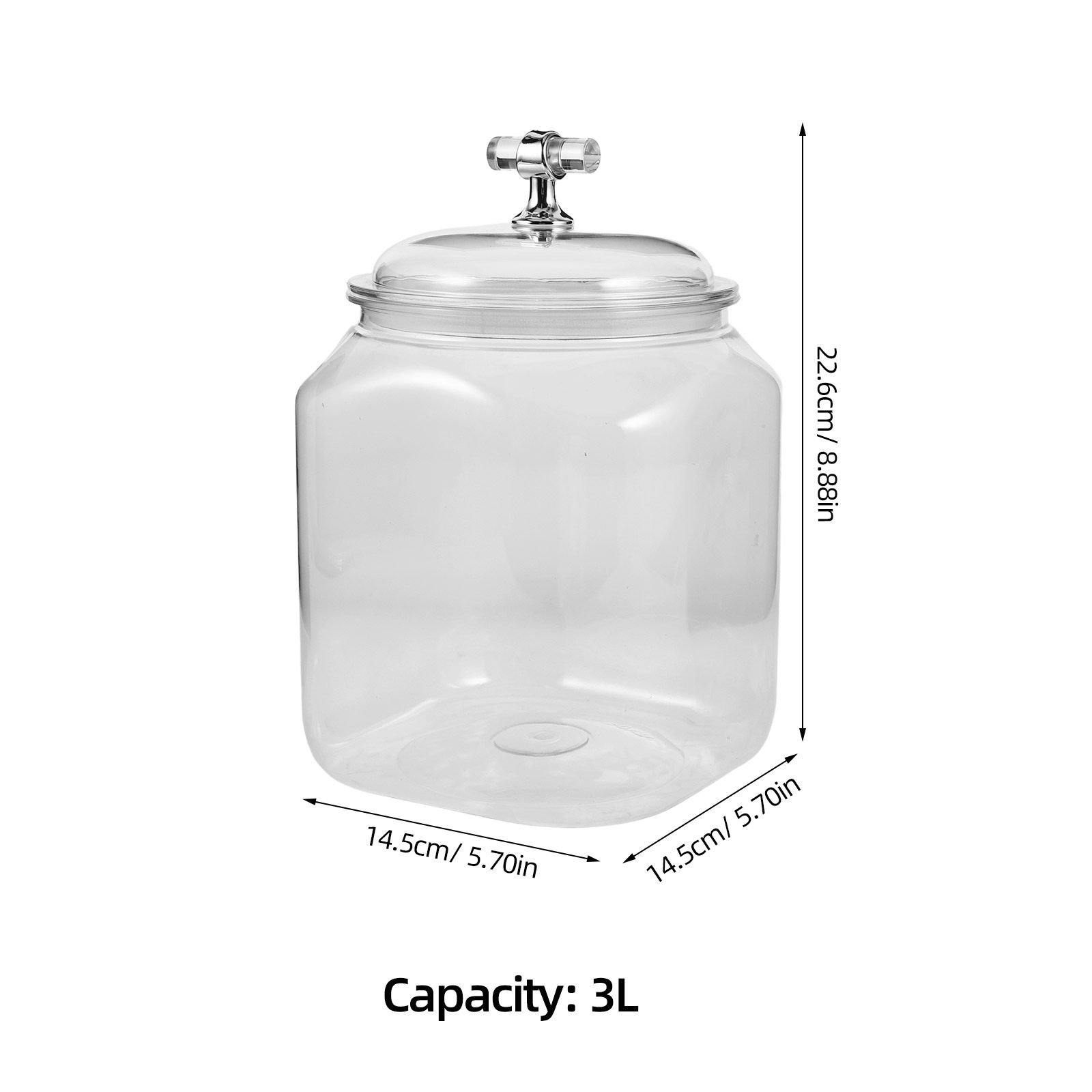 Large Airtight Clear Plastic S - đánh giá và giá Kitchen Baking Organization