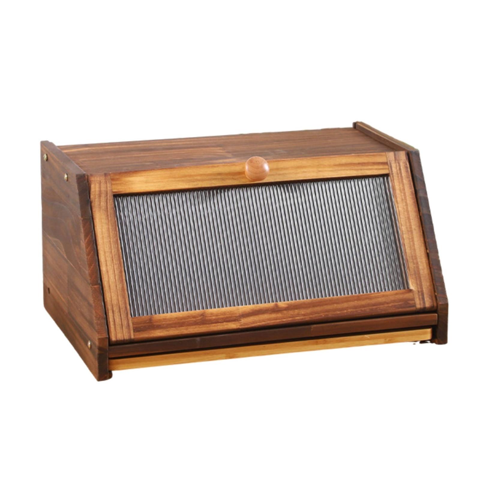 Acrylic Front Bamboo Bread Sto - đánh giá và giá Kitchen Baking Organization