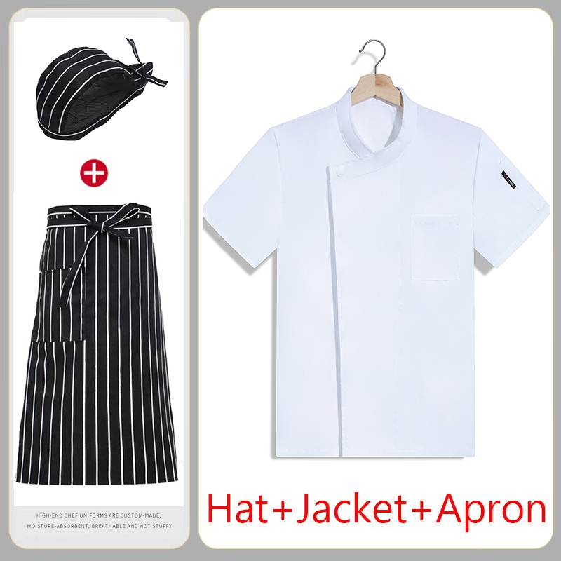 Summer Chef Uniform 3-Set Brea - đánh giá và giá Kitchen Set Bakery