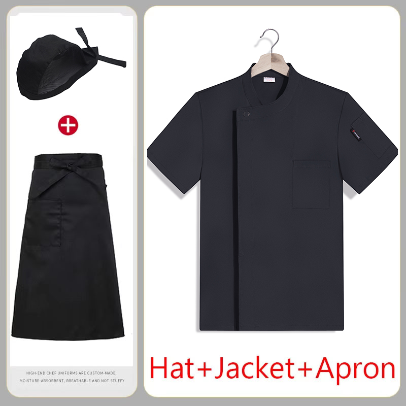 Summer Chef Uniform 3-Set Brea - đánh giá và giá Kitchen Set Bakery