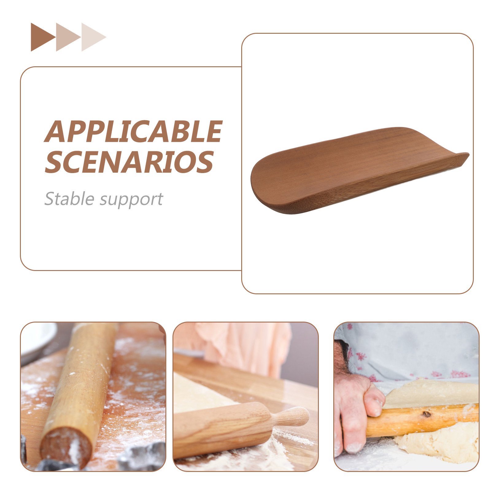 Bamboo Rolling Pin Display Rac - đánh giá và giá Kitchen Baking Counter