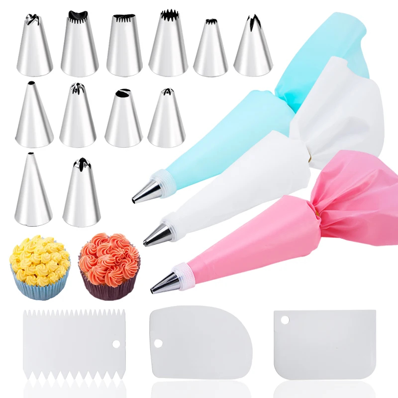 6-24 Pcs Set Pastry Bag and St - đánh giá và giá Kitchen Set Bakery