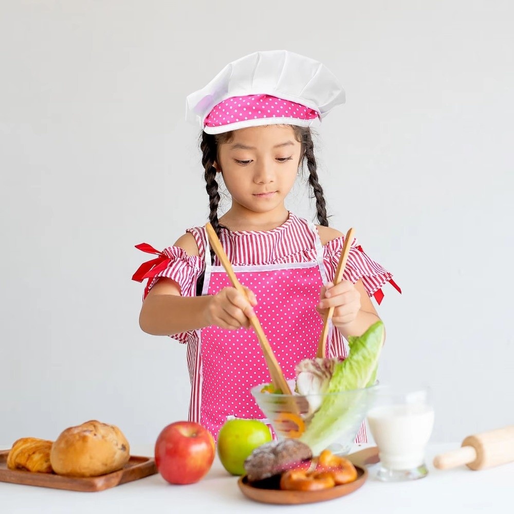 Chef Dress Up Chef Hat Kids Ba - đánh giá và giá Baking Kitchen Set Up