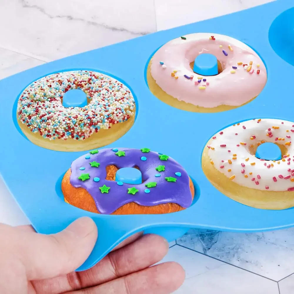 1/2pcs Silicone Muffins Donut  - đánh giá và giá Silicone Cake Mold