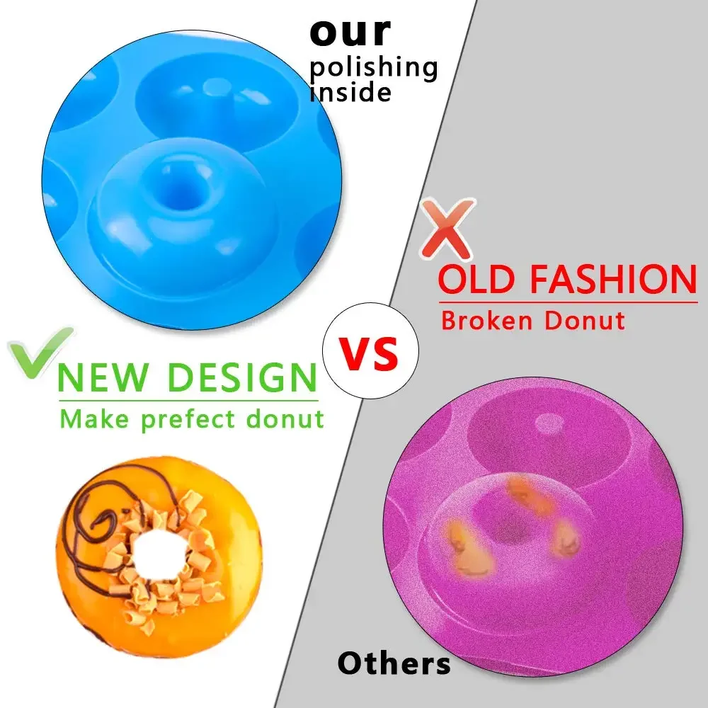 1/2pcs Silicone Muffins Donut  - đánh giá và giá Silicone Cake Mold