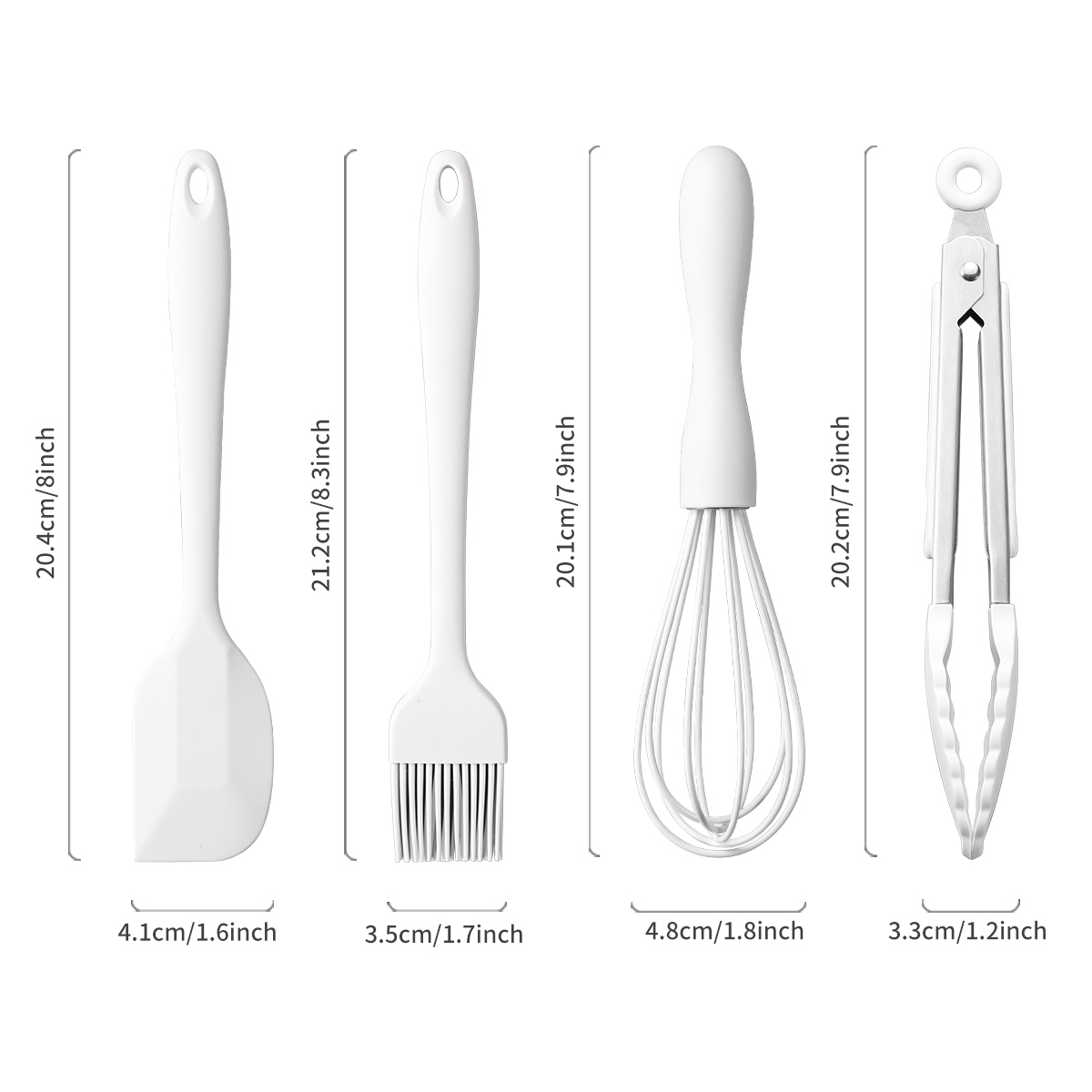 4Pcs/Set Silicone Baking Set C - đánh giá và giá Pastry Brush Silicone