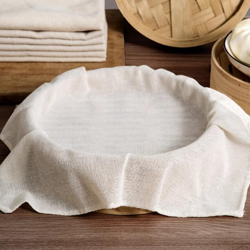 3Pcs Round Pure Cotton Steamer - đánh giá và giá Kitchen Baking Mat