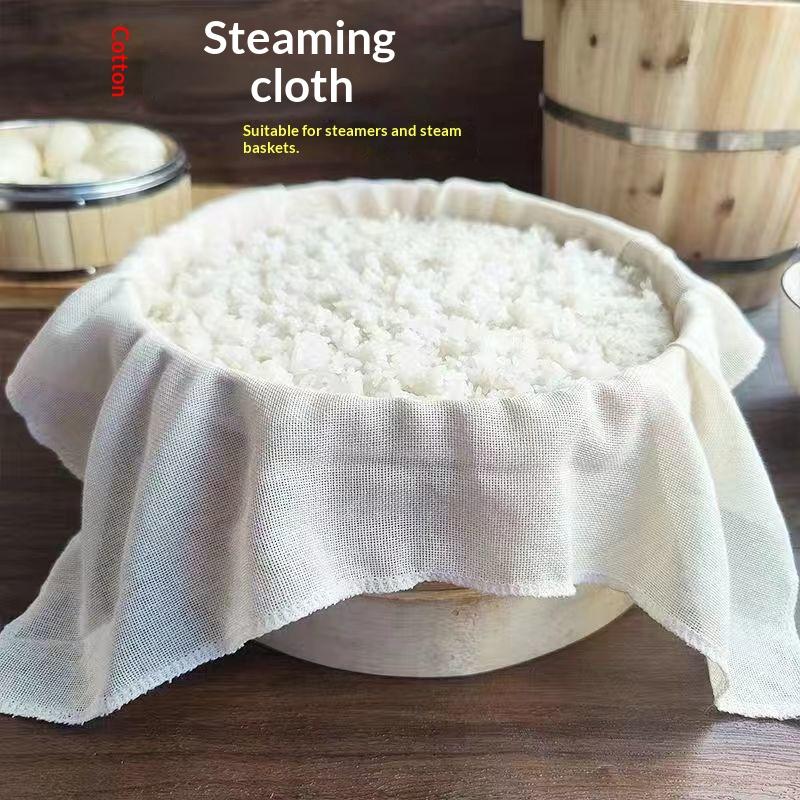 3Pcs Round Pure Cotton Steamer - đánh giá và giá Kitchen Baking Mat