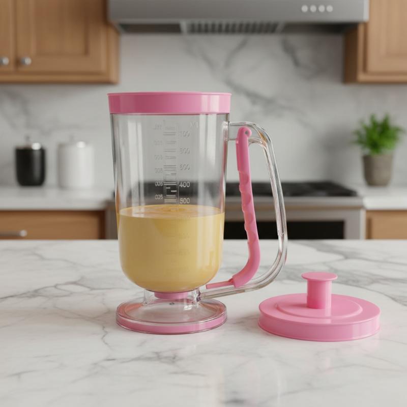 900ml Handheld Batter Dispense - đánh giá và giá Kitchen Baking Mess