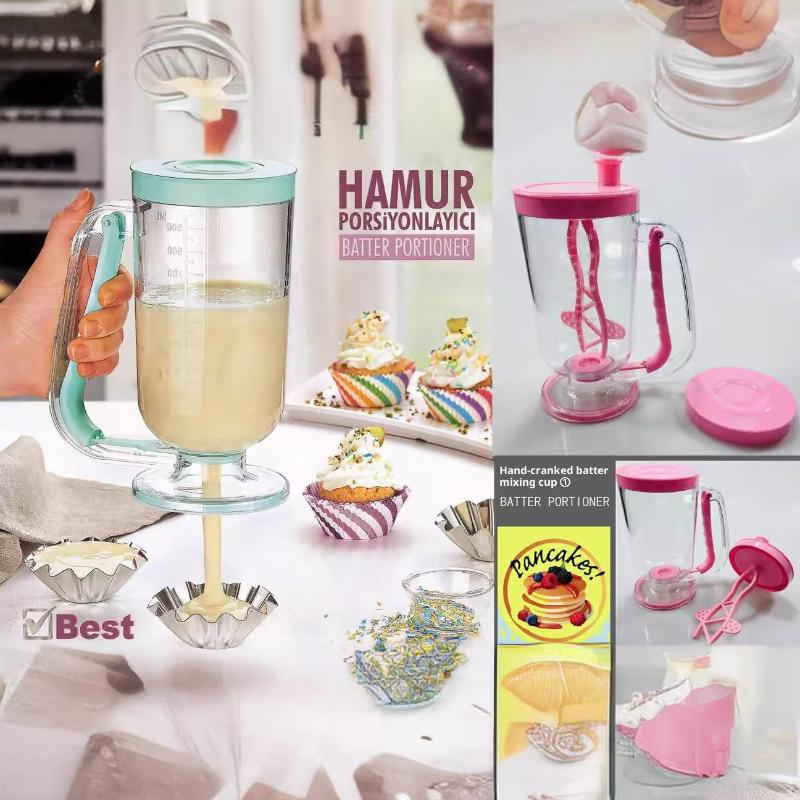 900ml Handheld Batter Dispense - đánh giá và giá Kitchen Baking Mess