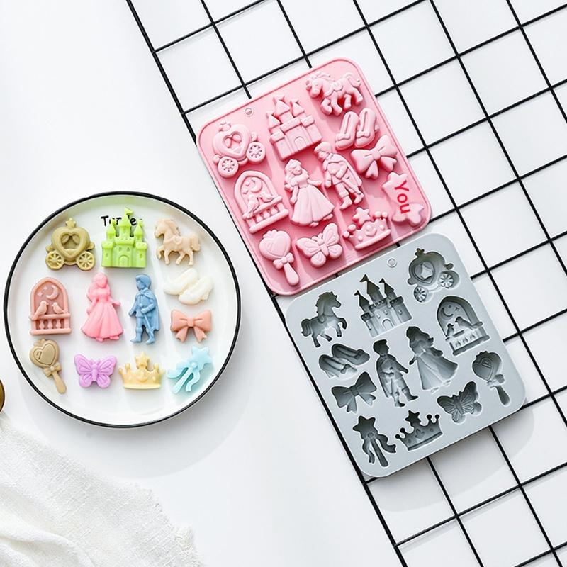 12‑Cavity 3D Prince Princess S - đánh giá và giá Silicone Cake Mold