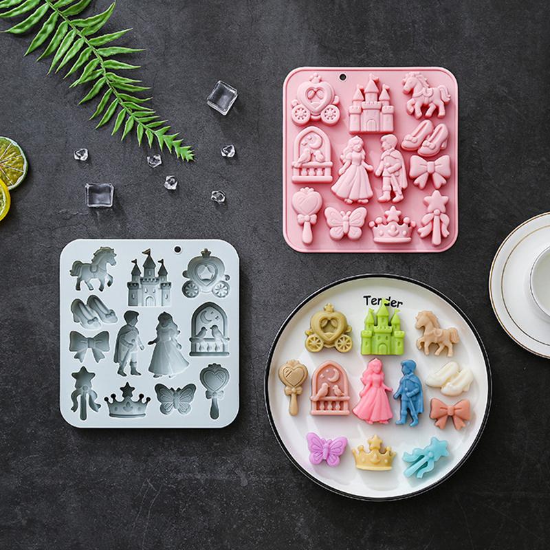 12‑Cavity 3D Prince Princess S - đánh giá và giá Silicone Cake Mold