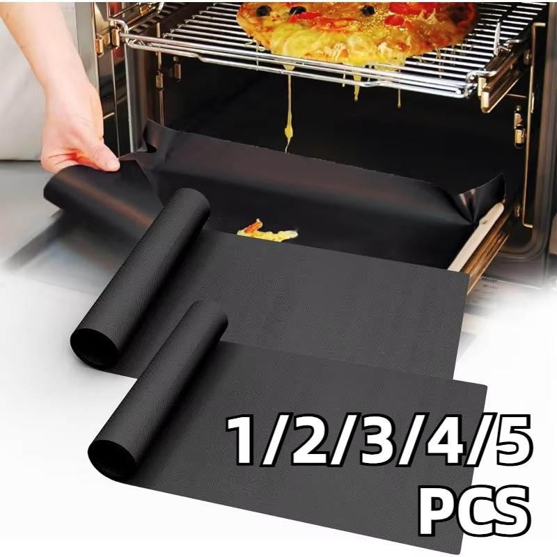 1/2/3/4/5PCS Black BBQ Grill M - đánh giá và giá Kitchen Baking Mat