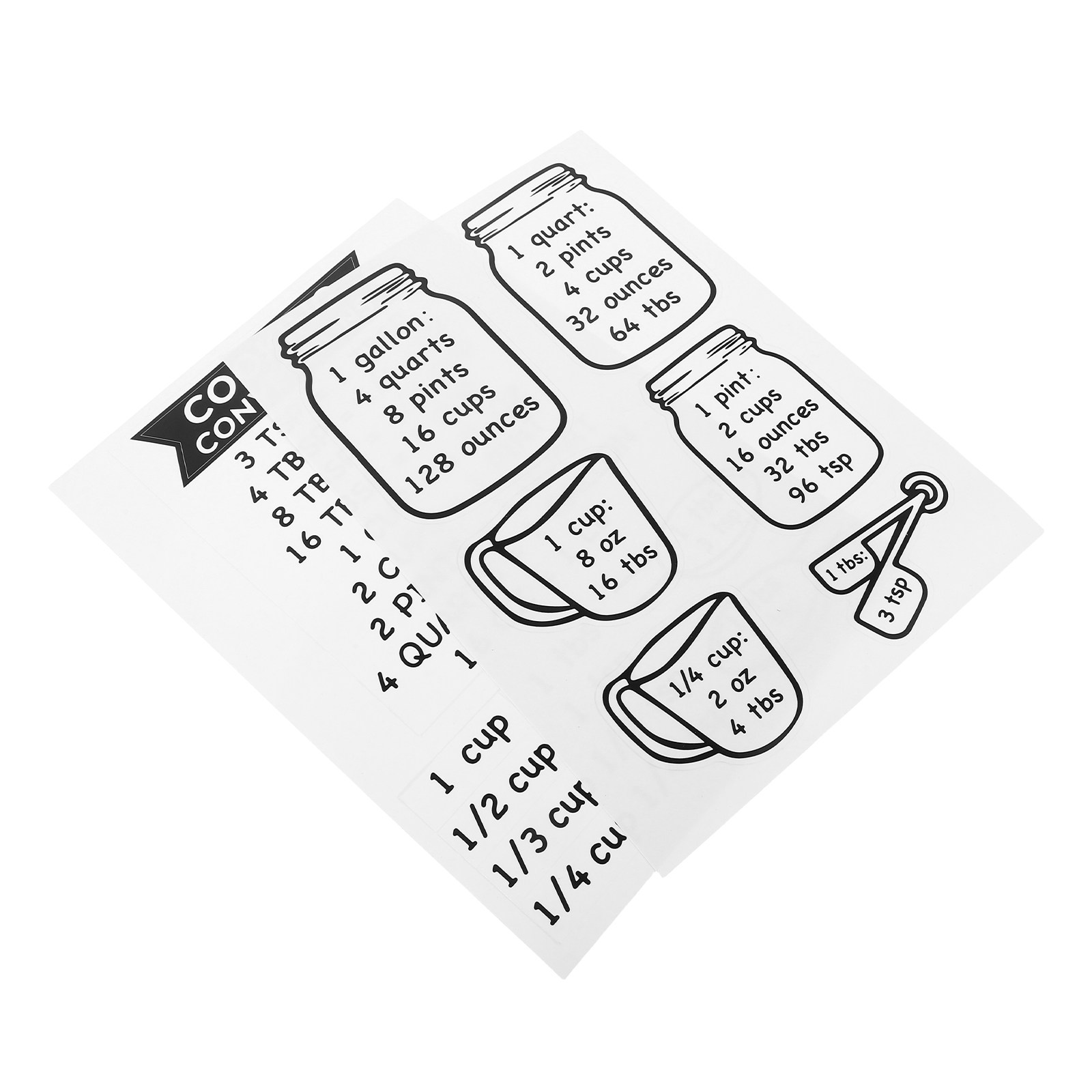 2Pcs Kitchen Measurement Conve - đánh giá và giá Kitchen Baking Conversion Chart