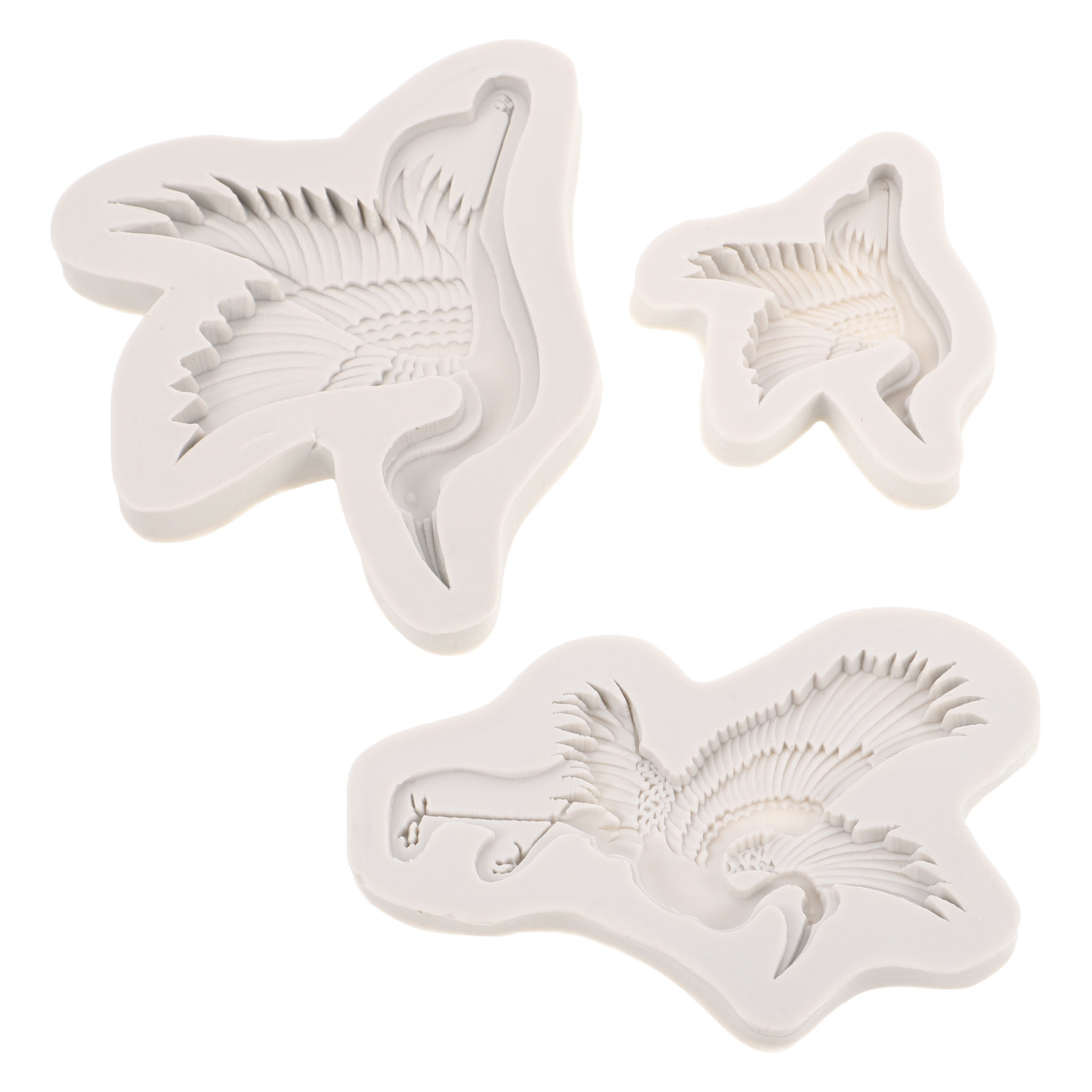 3Pcs Crane Silicone Mold Set E - đánh giá và giá Silicone Cake Mold