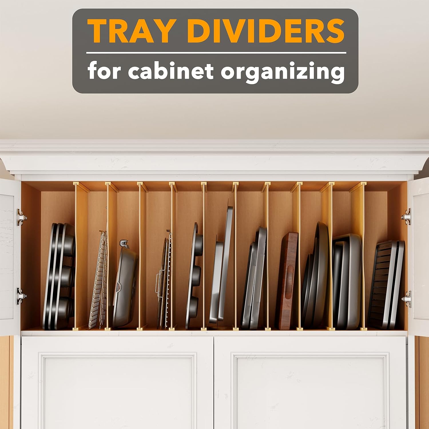 10 Pack Bamboo Tray Dividers f - đánh giá và giá Kitchen Baking Organization
